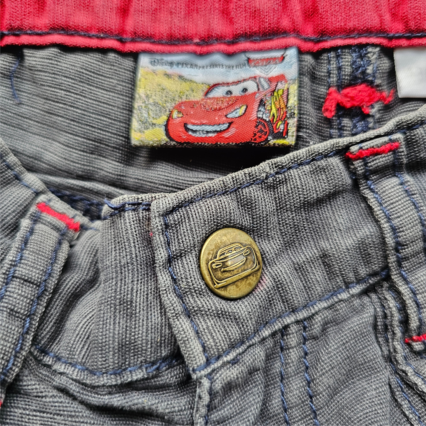Disney Pixar Cars Embroided Detail Shorts (Sz 8)