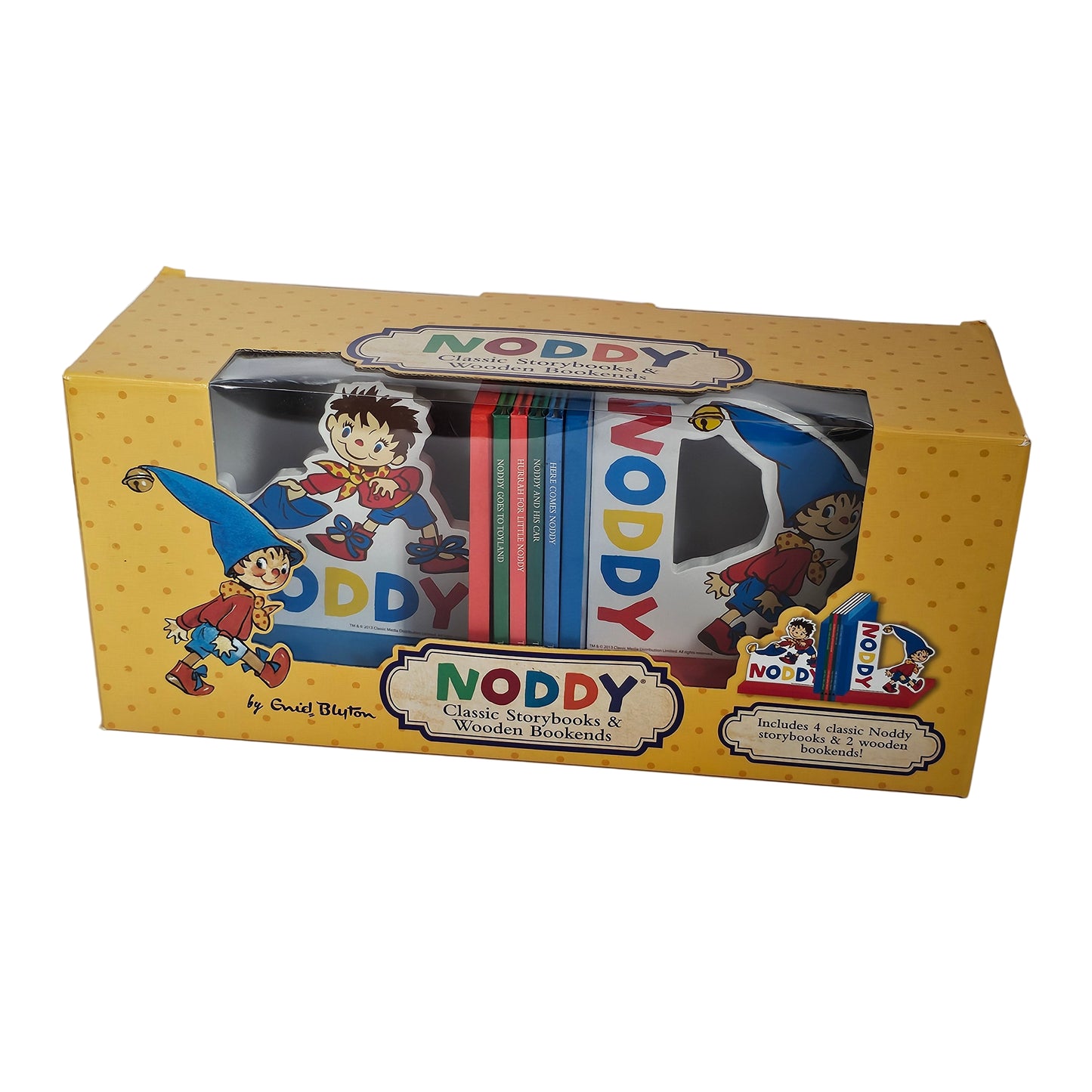 Noddy Classic Storybook and Wooden Bookends (2013)