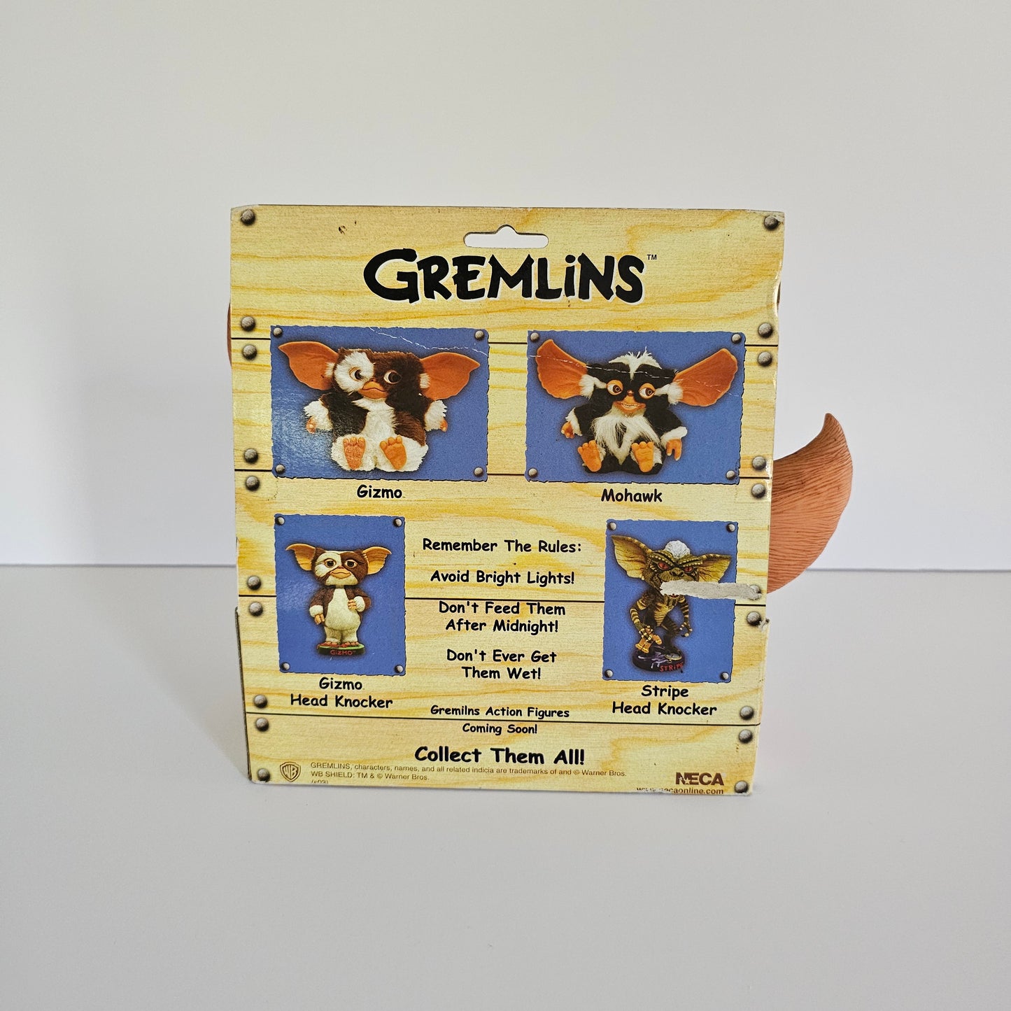 🔐 2003 NECA Gremlins Mohawk Plush Doll Series 1