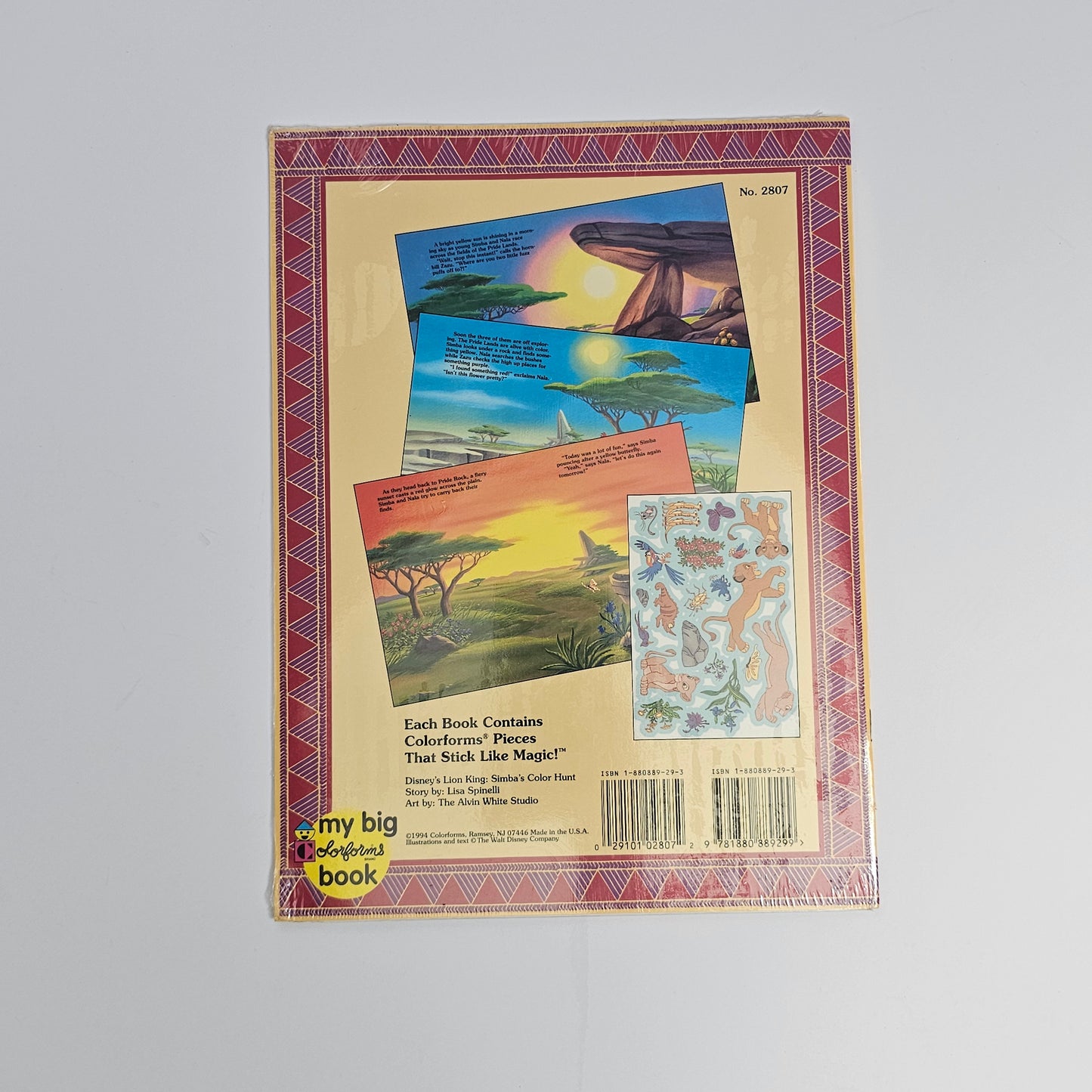 The Lion King - Simba's Color Hunt (1994)