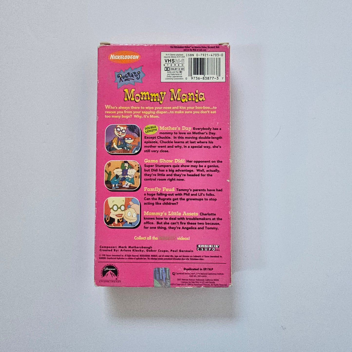 ヴィンテージ ラグラッツ マミーマニア VHS (1998)