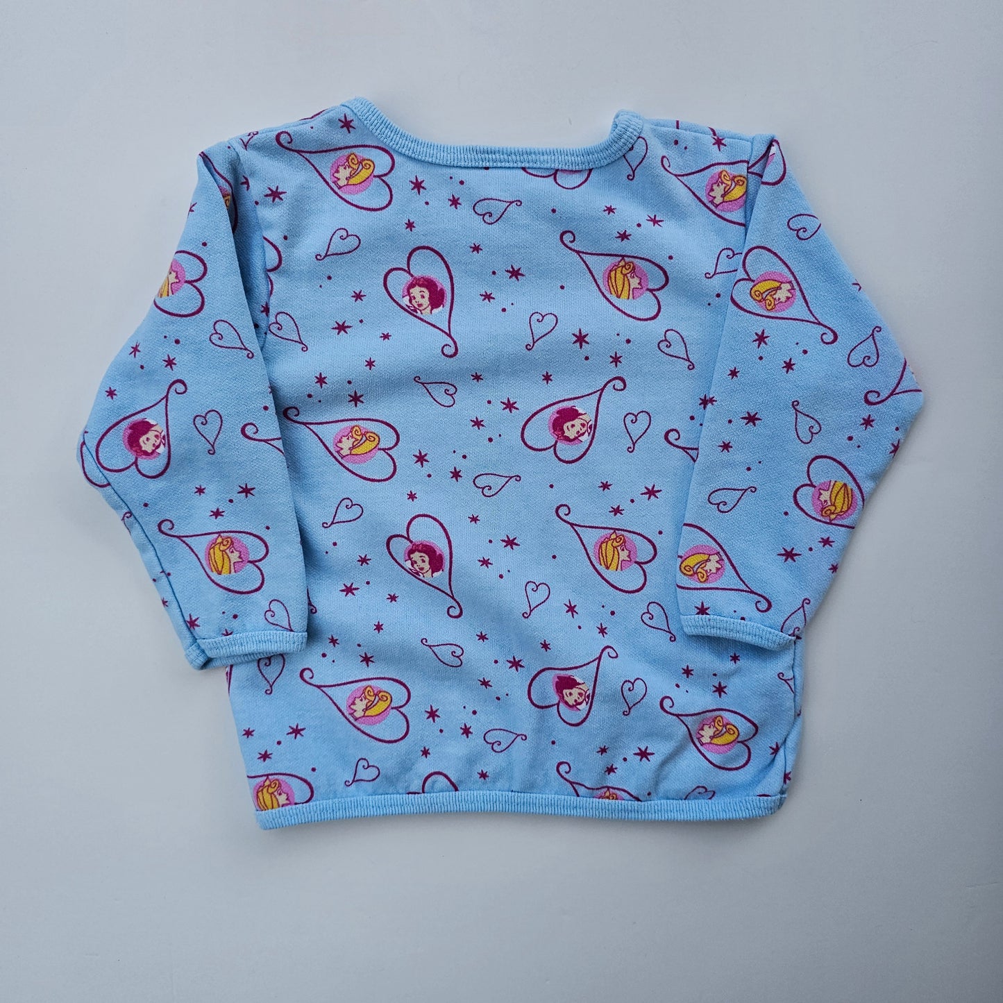 Vtg Disney Princesses AOP Long Sleeve (Sz 1-2)