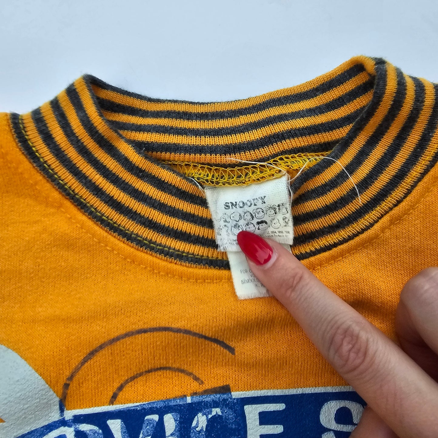 Vtg Peanuts Snoopy Fill-R-Up Crew (Sz 7)