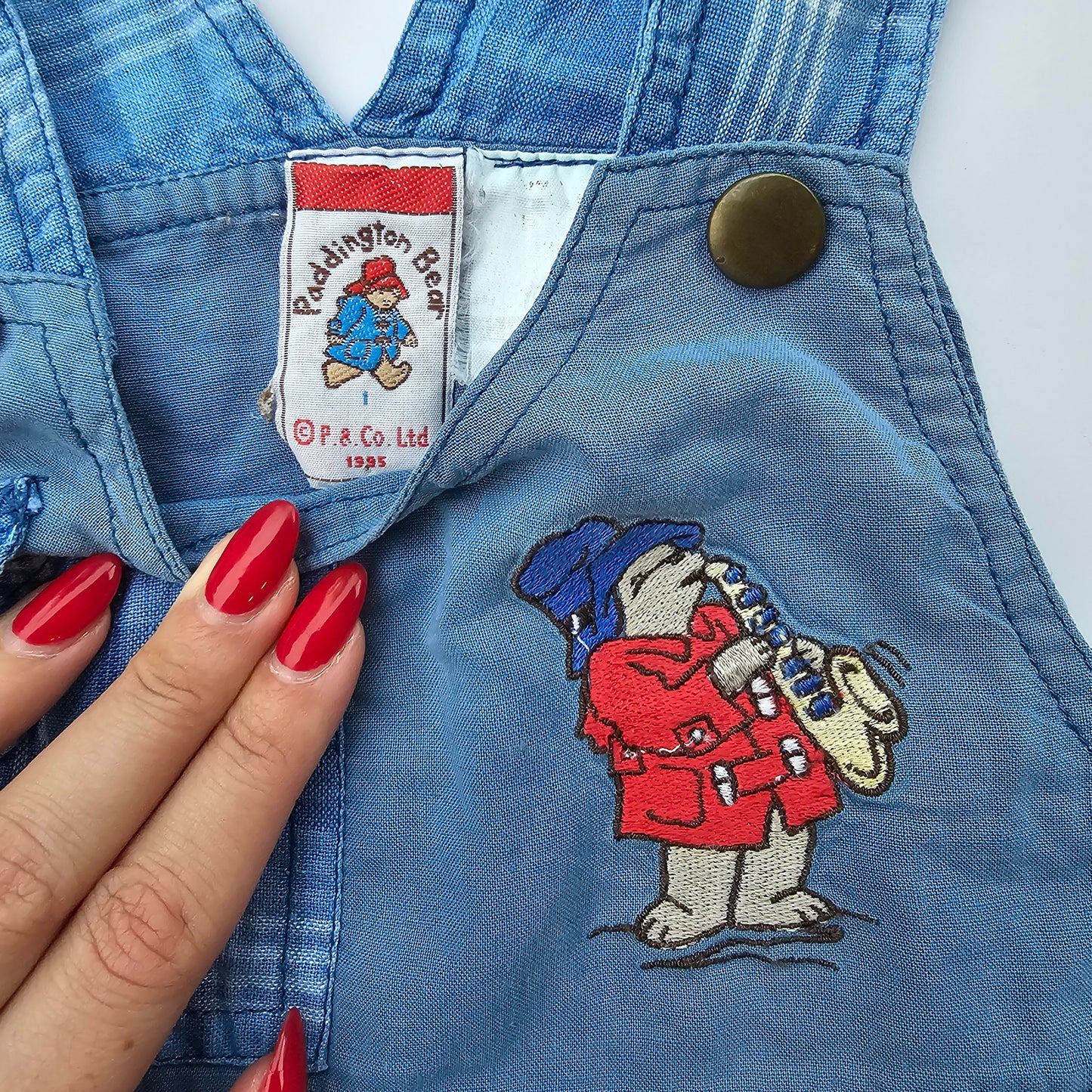 Paddington Bear Romper (Sz 12m) (1995)