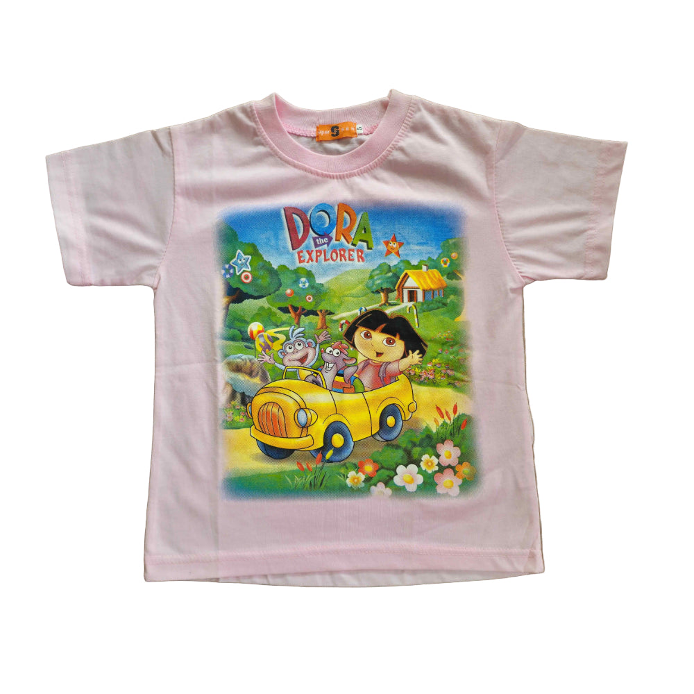 Dora the Explorer Pink Tee (Sz 5-6)