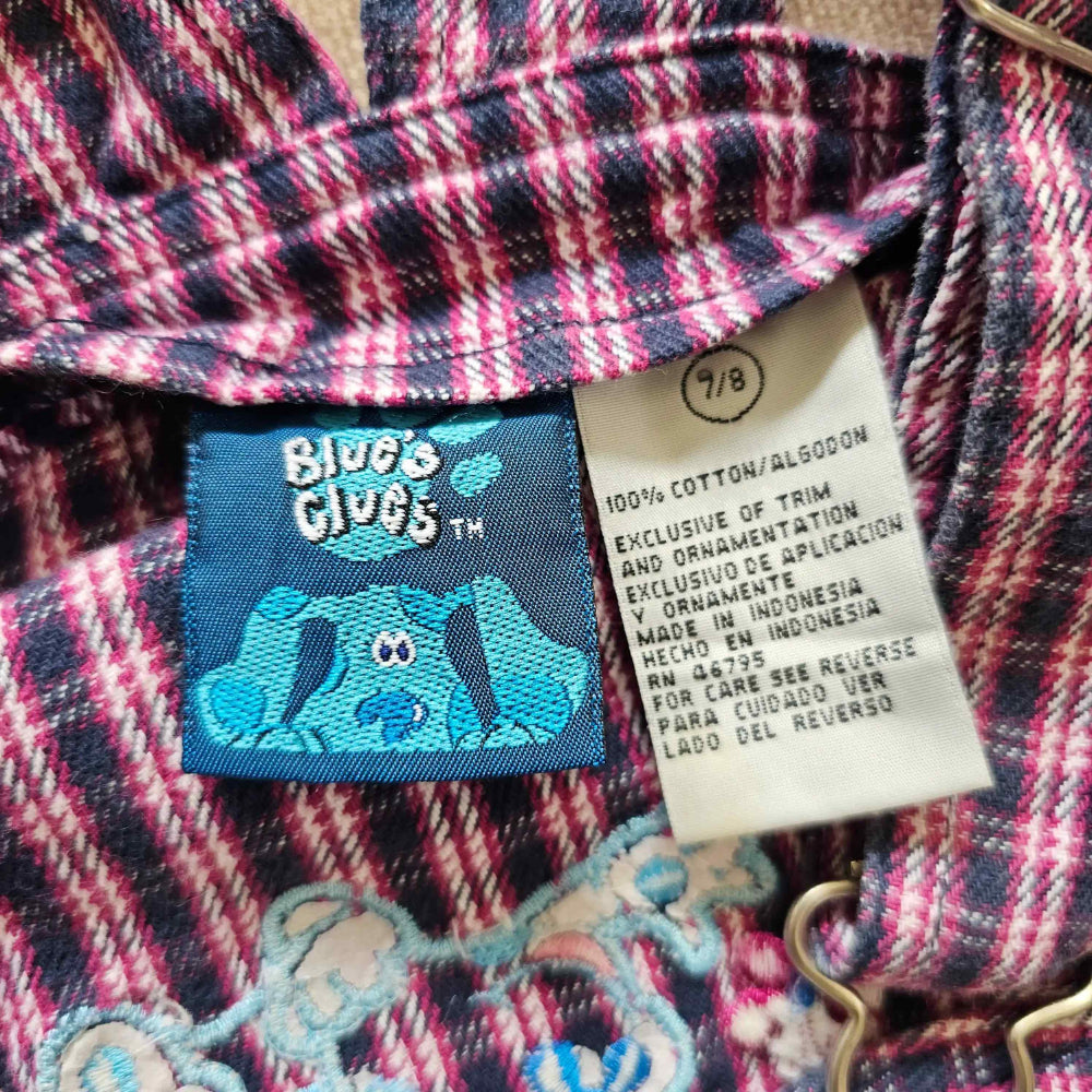 🔐 Vtg Blues Clues Houndstooth Dress (2000) (See Measurements)