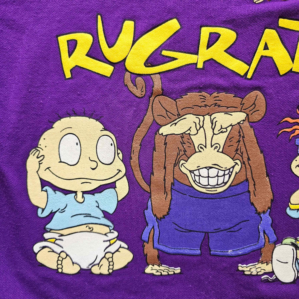 Vtg Rugrats 'See, Speak, Hear No Evil' Quarter Zip (Sz 8/10) (1998)