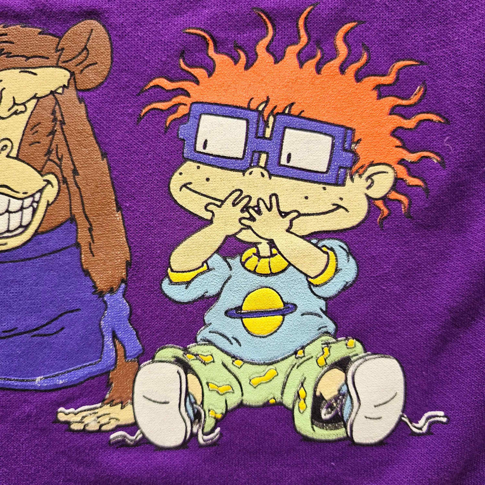 Vtg Rugrats 'See, Speak, Hear No Evil' Quarter Zip (Sz 8/10) (1998)