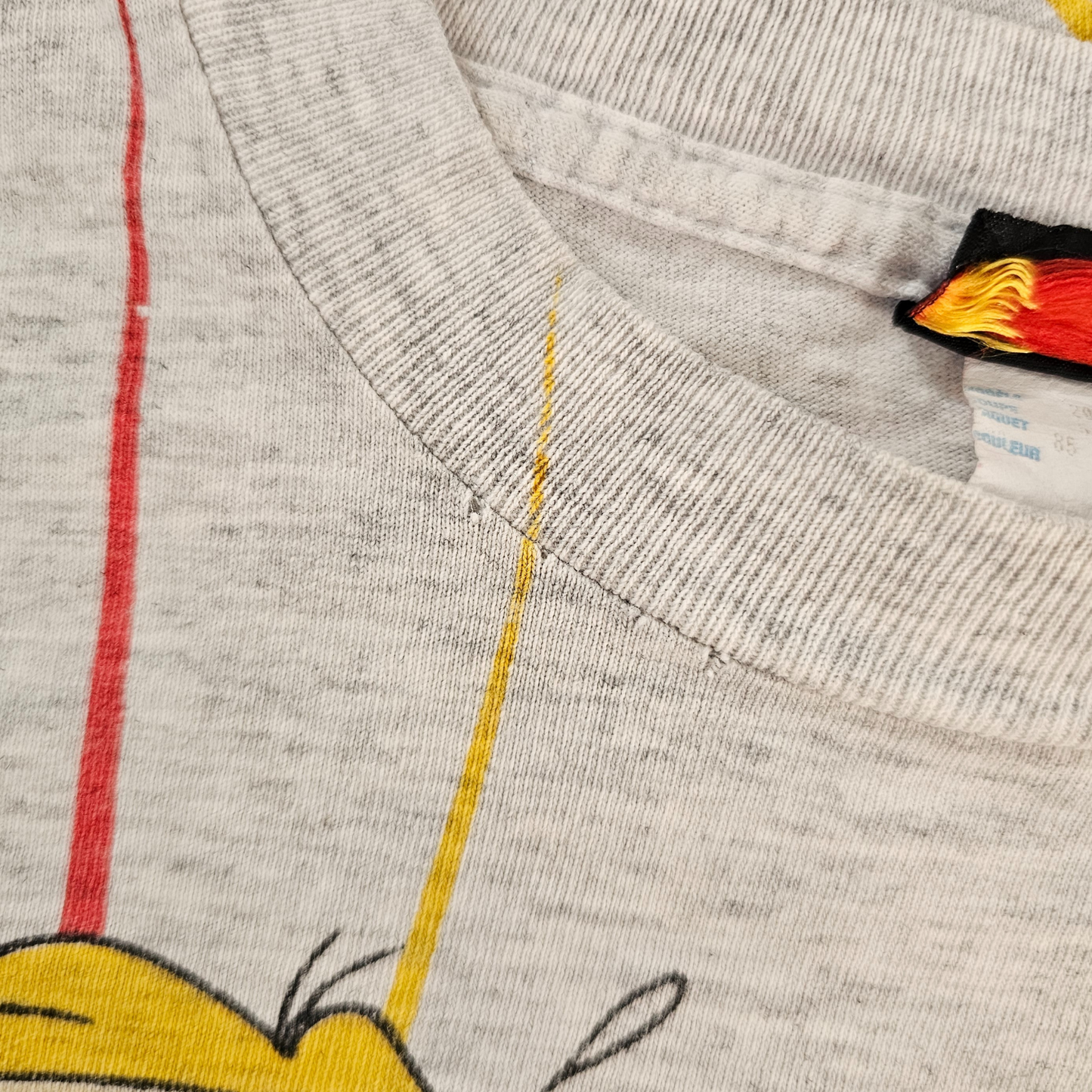 🔐 Vtg Hanna-Barbera Flintstones Fred and Barney Bedrock Bombers AOP (90s) (Sz 6/7)