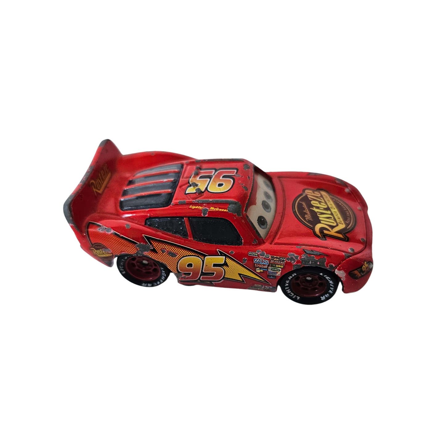 Disney Pixar Cars Lightning McQueen Lenticular Eyes 1:55 Diecast