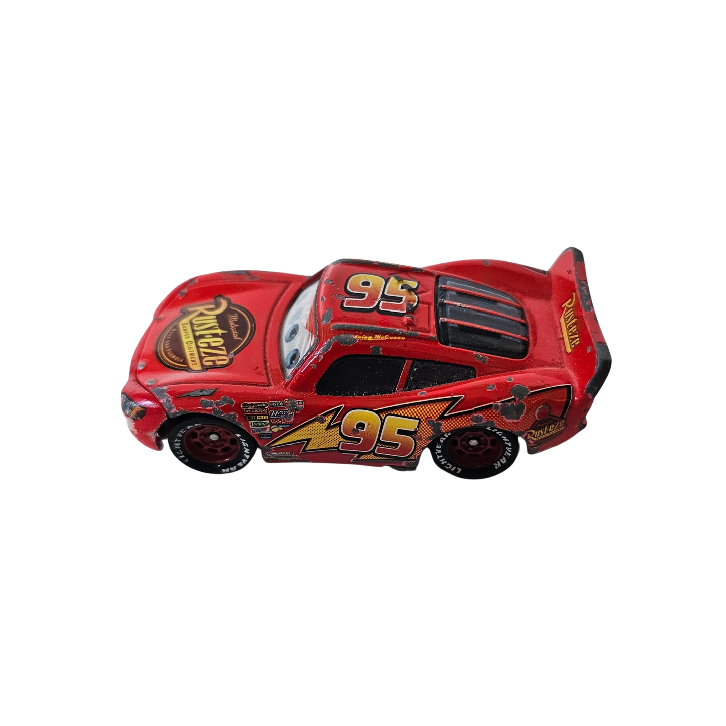 Disney Pixar Cars Lightning McQueen Lenticular Eyes 1:55 Diecast