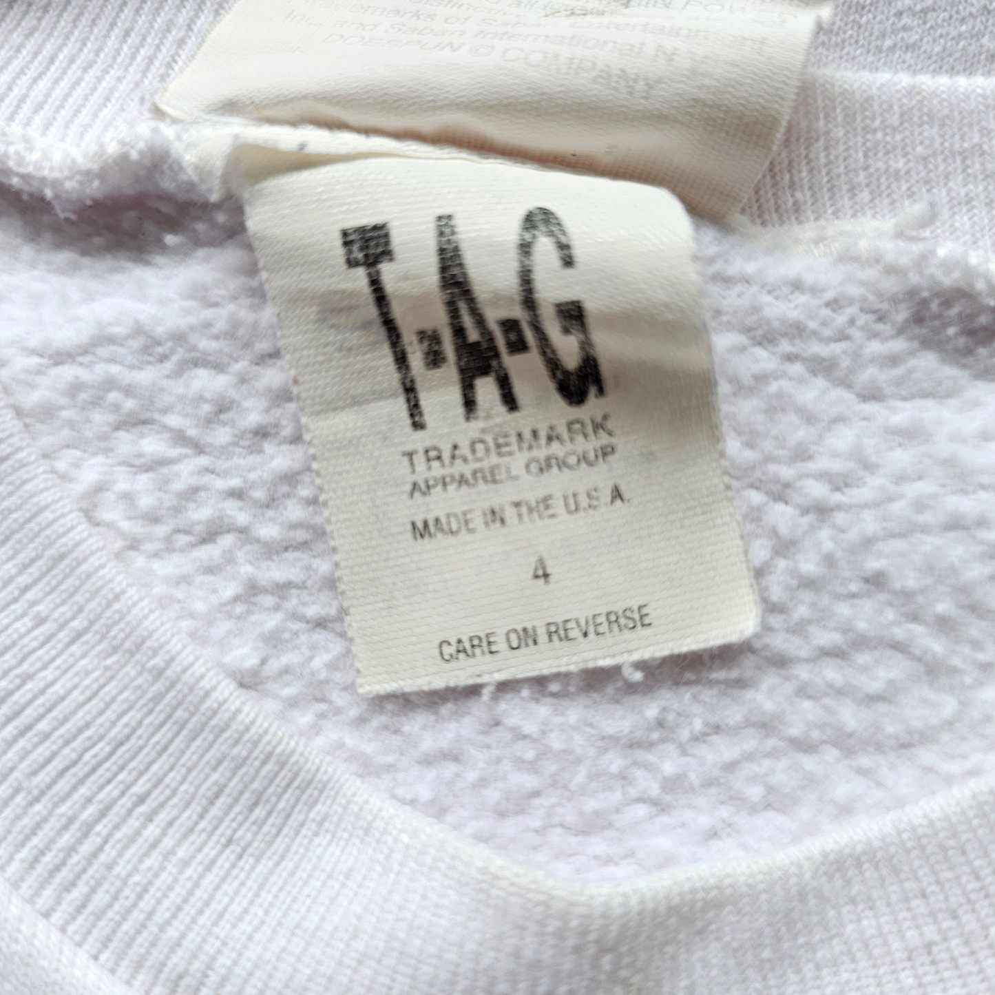 Vtg Saban Power Rangers Zeo Crewneck (90s) (Sz 2)