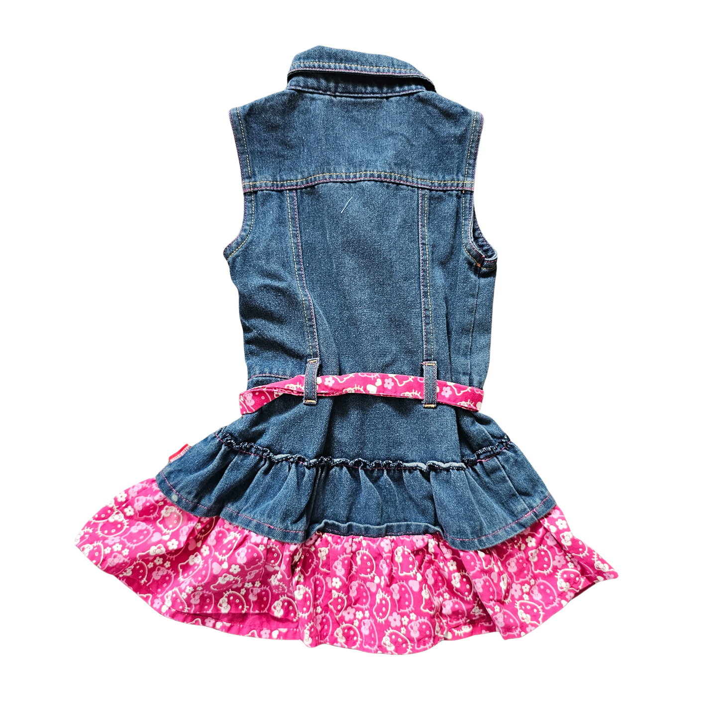 Y2K Hello Kitty Denim Dress (sz 5) (2009)