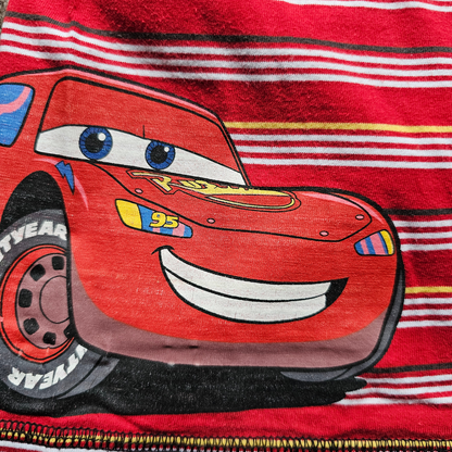 Disney Pixar Cars Red Striped Tee (Sz 8)