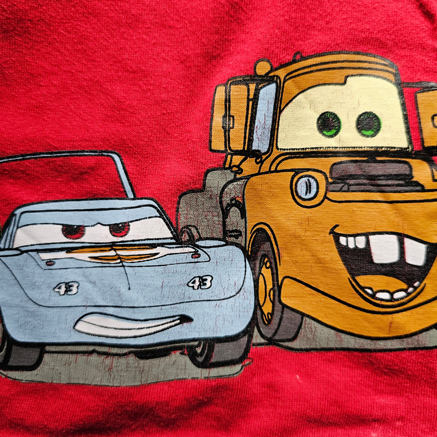 Disney Pixar Cars Lightning McQueen & Friends Tee (Sz 8)