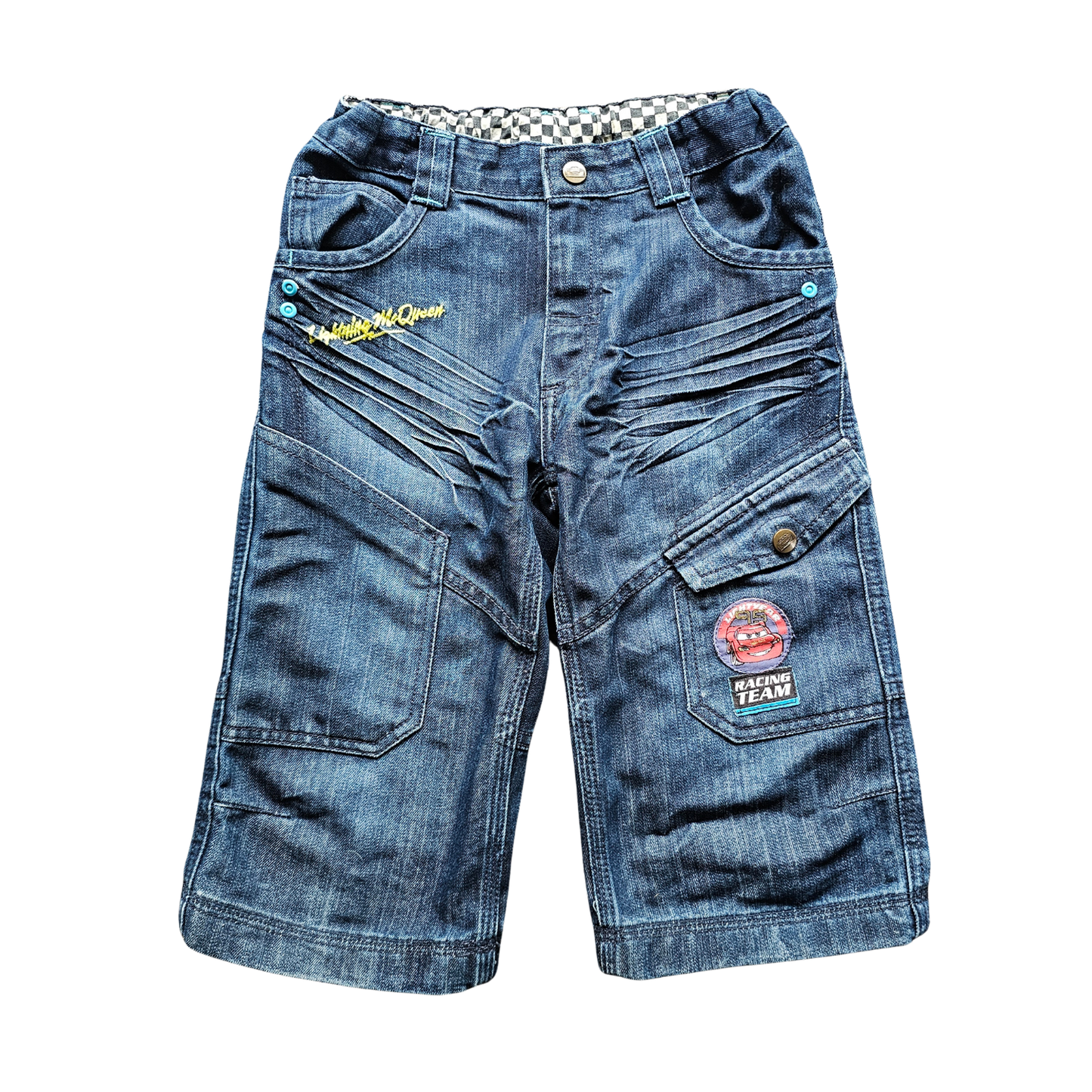 Disney Pixar Cars Denim Shorts (Sz 8)
