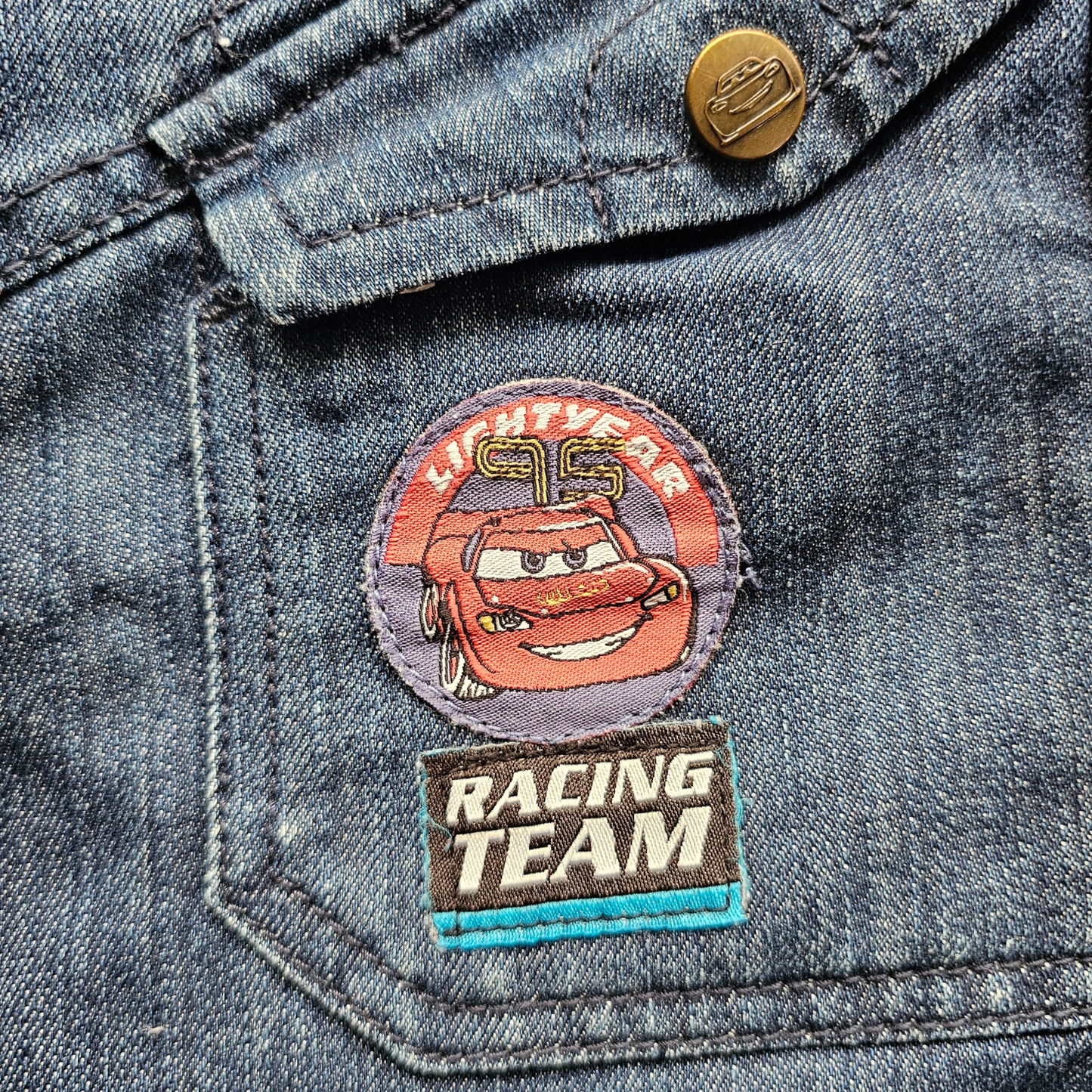 Disney Pixar Cars Denim Shorts (Sz 8)