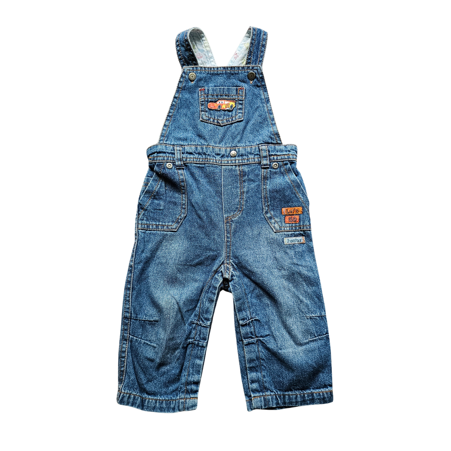 Disney Pixar Cars Let's Go Faster Overalls (6-12m)