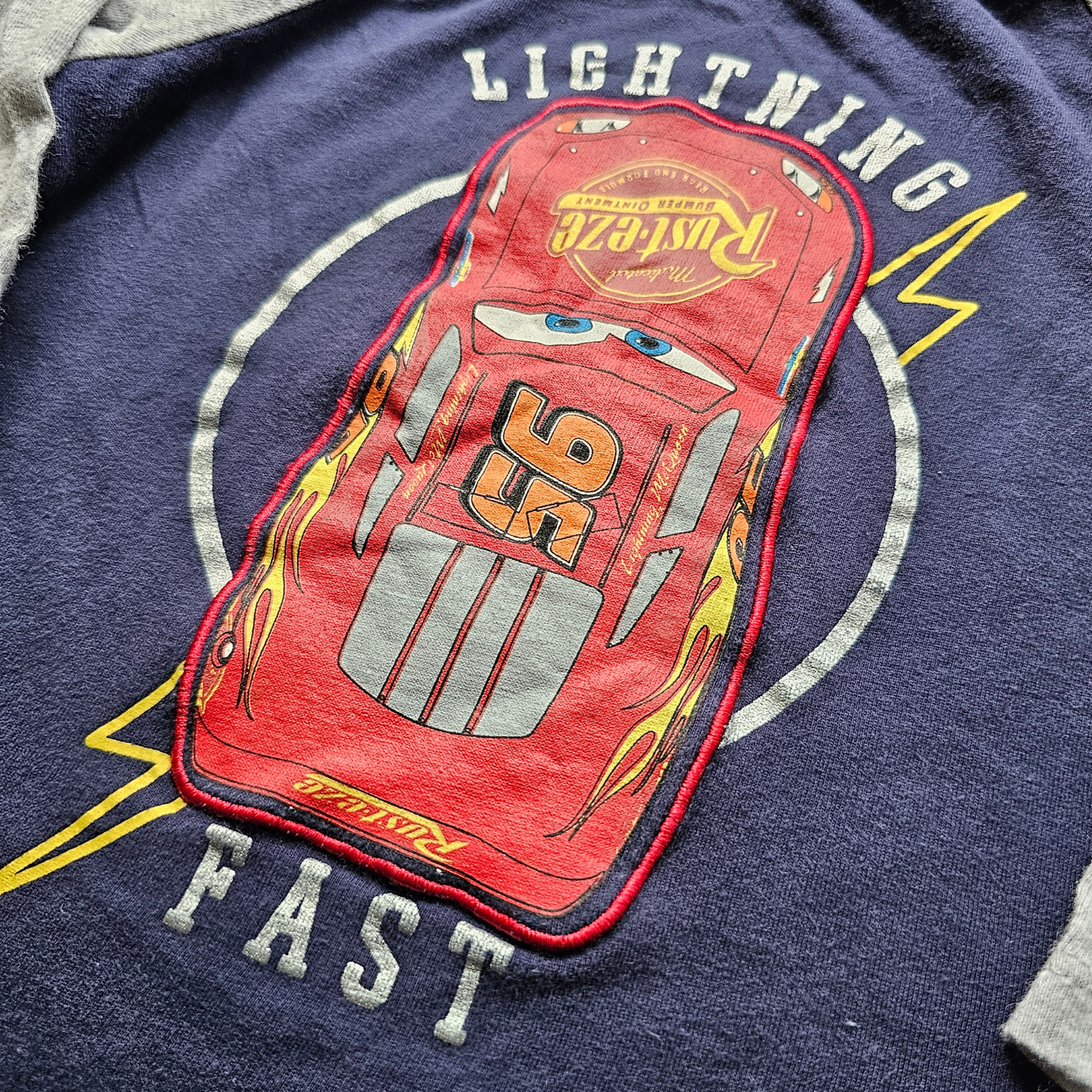 Disney Pixar Cars Lightning Fast Longsleeve (Sz 2/3)