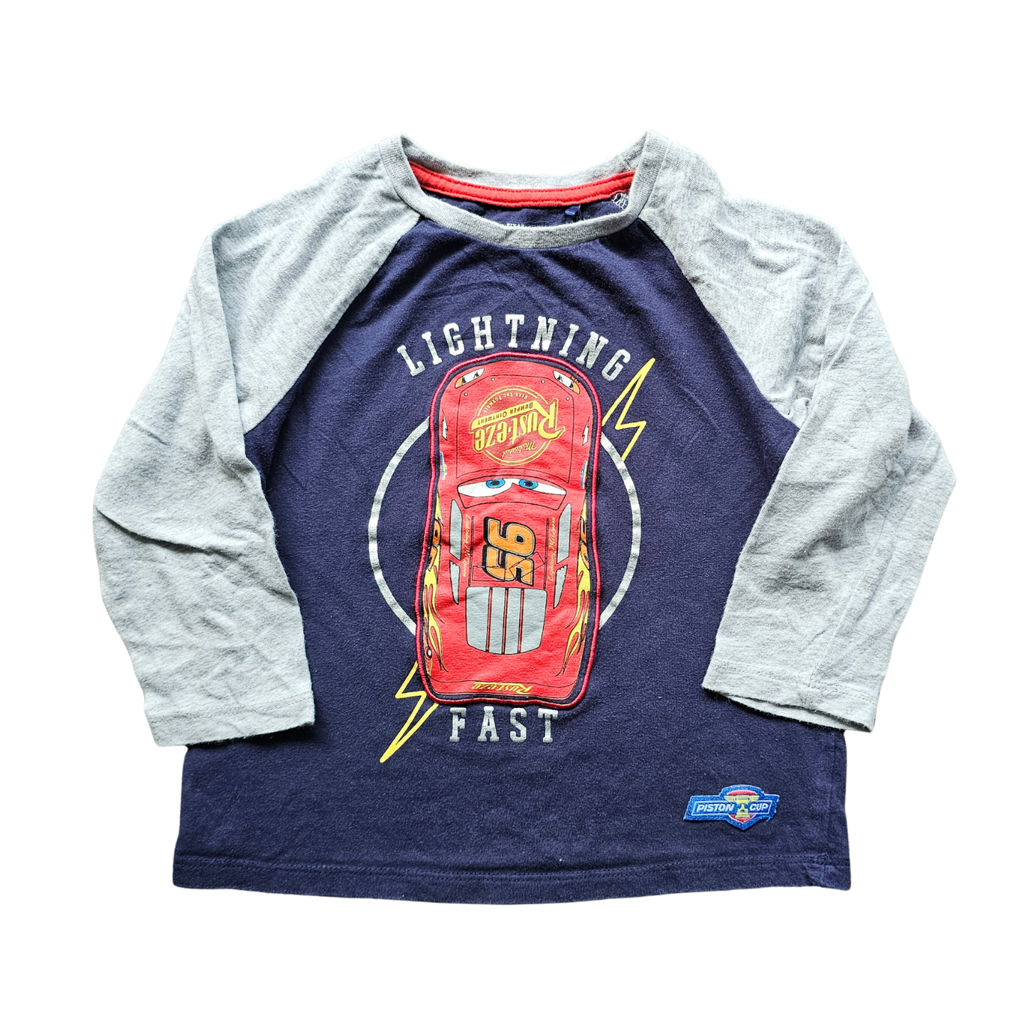 Disney Pixar Cars Lightning Fast Longsleeve (Sz 2/3)
