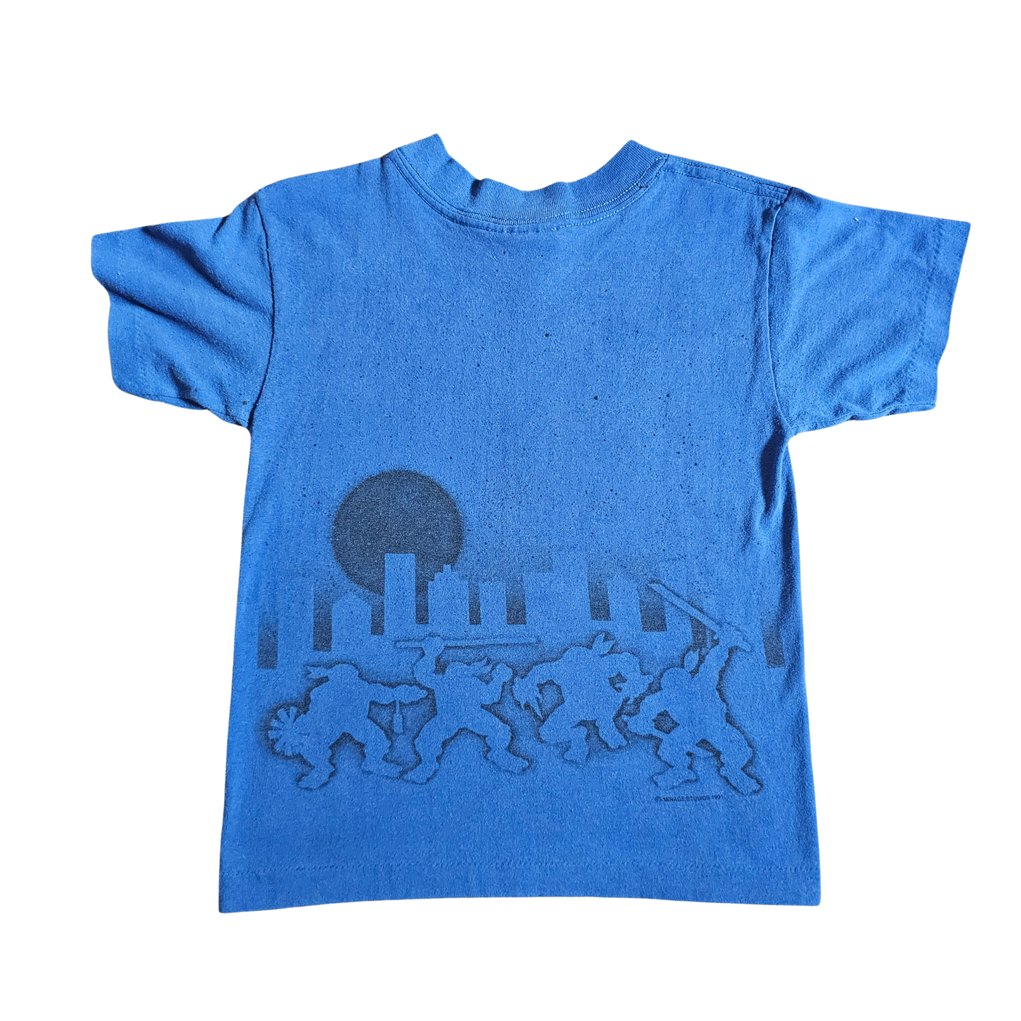 Vtg TMNT Graffiti Stencil AOP Style Shirt (Sz 6/7) (~90s)