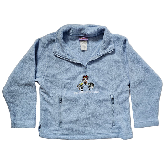 Vtg Powerpuff Girls Quarter Zip (2001) (4-6T)