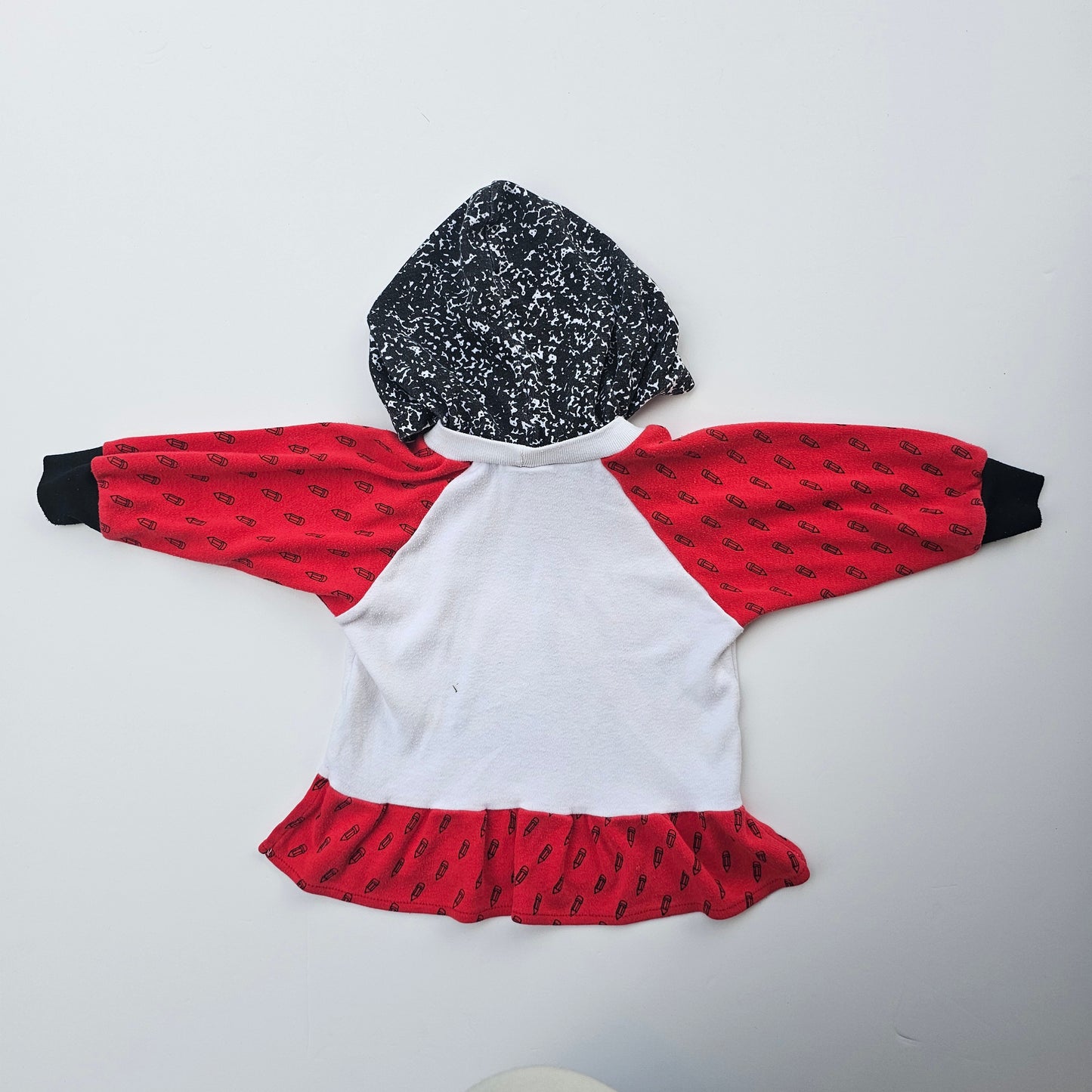 Vtg Mickey's Stuff For Kids Minnie Mouse Hoodie (Sz 1-1.5)