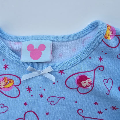 Vtg Disney Princesses AOP Long Sleeve (Sz 1-2)