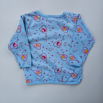 Vtg Disney Princesses AOP Long Sleeve (Sz 1-2)