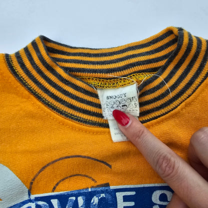 Vtg Peanuts Snoopy Fill-R-Up Crew (Sz 7)