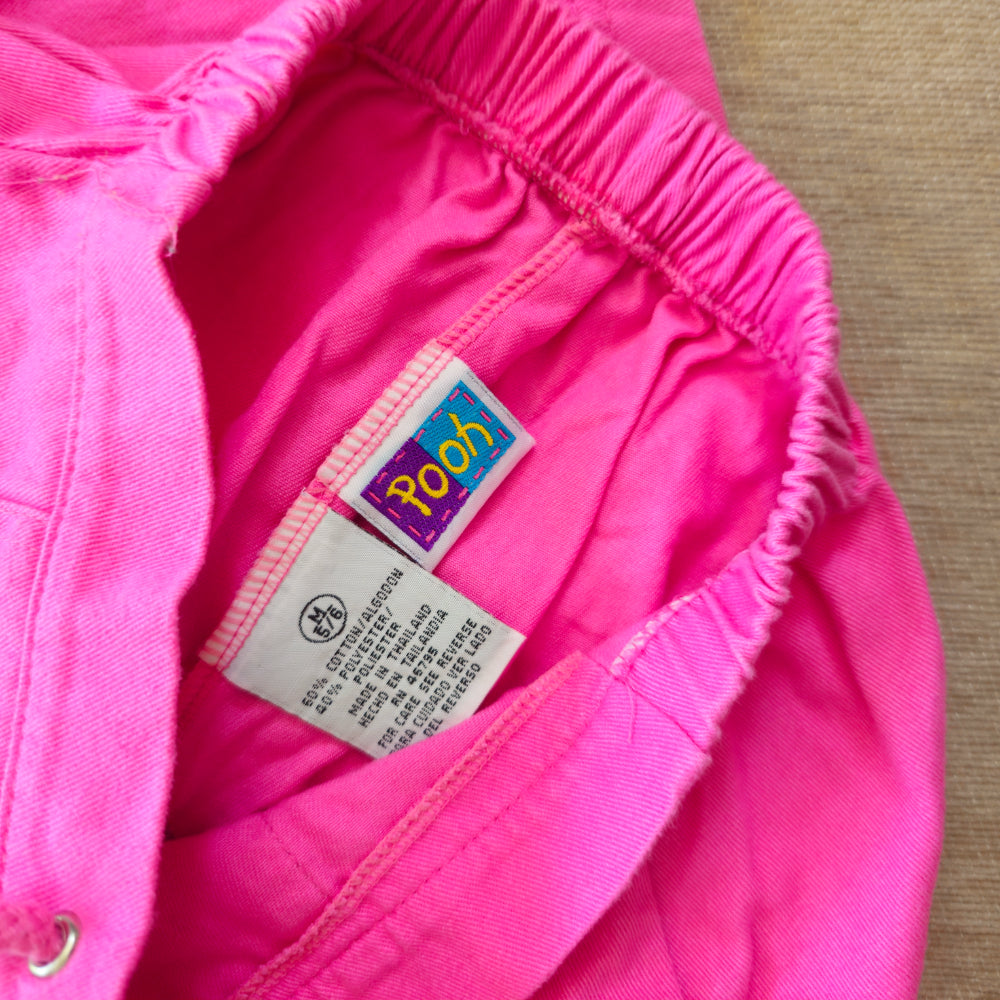 Vtg Winnie the Pooh Pink Skort (Sz 5/6) (90s)