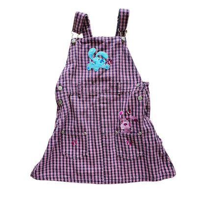 🔐 Vtg Blues Clues Houndstooth Dress (2000) (See Measurements)