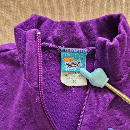 Vtg Rugrats 'See, Speak, Hear No Evil' Quarter Zip (Sz 8/10) (1998)