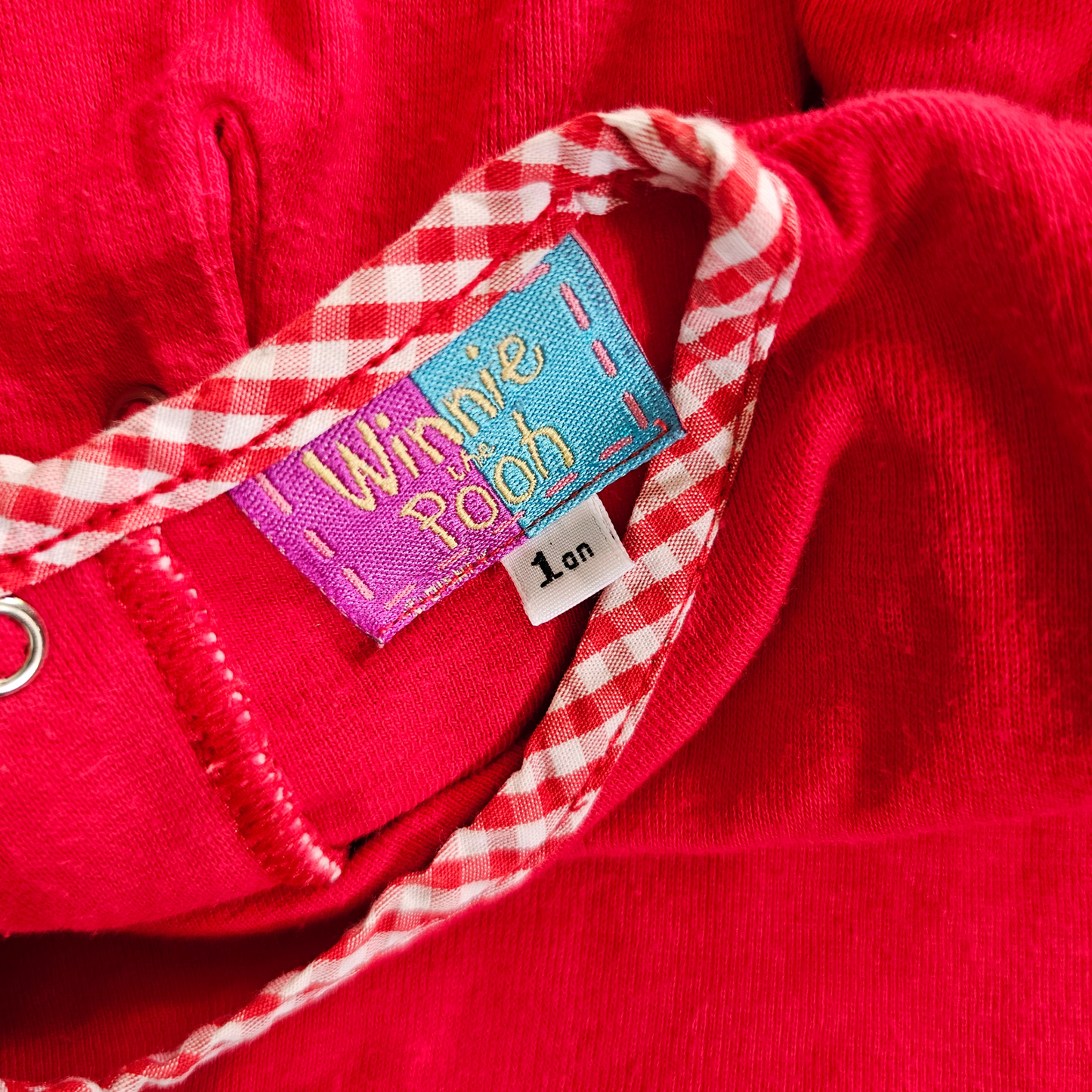 Disney Winnie-the-Pooh Red Romper (Sz0 / 6-12m)