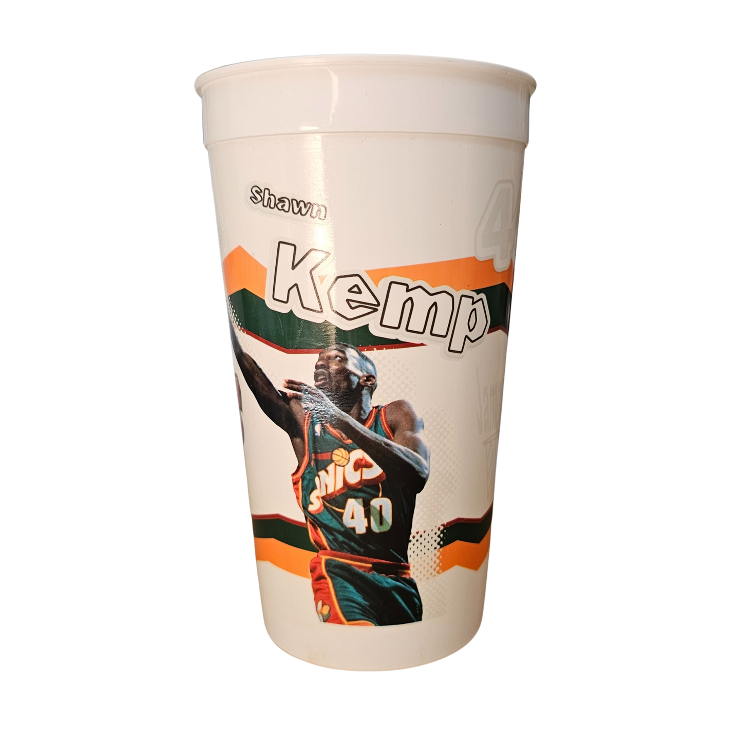 Vtg McDonalds x NBA Cup: Seattle Sonics Shawn Kemp (1996)