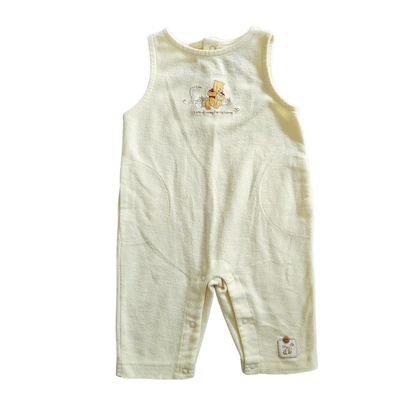 Disney Winnie-the-Pooh Yellow Romper (Sz00 / 3-6m)