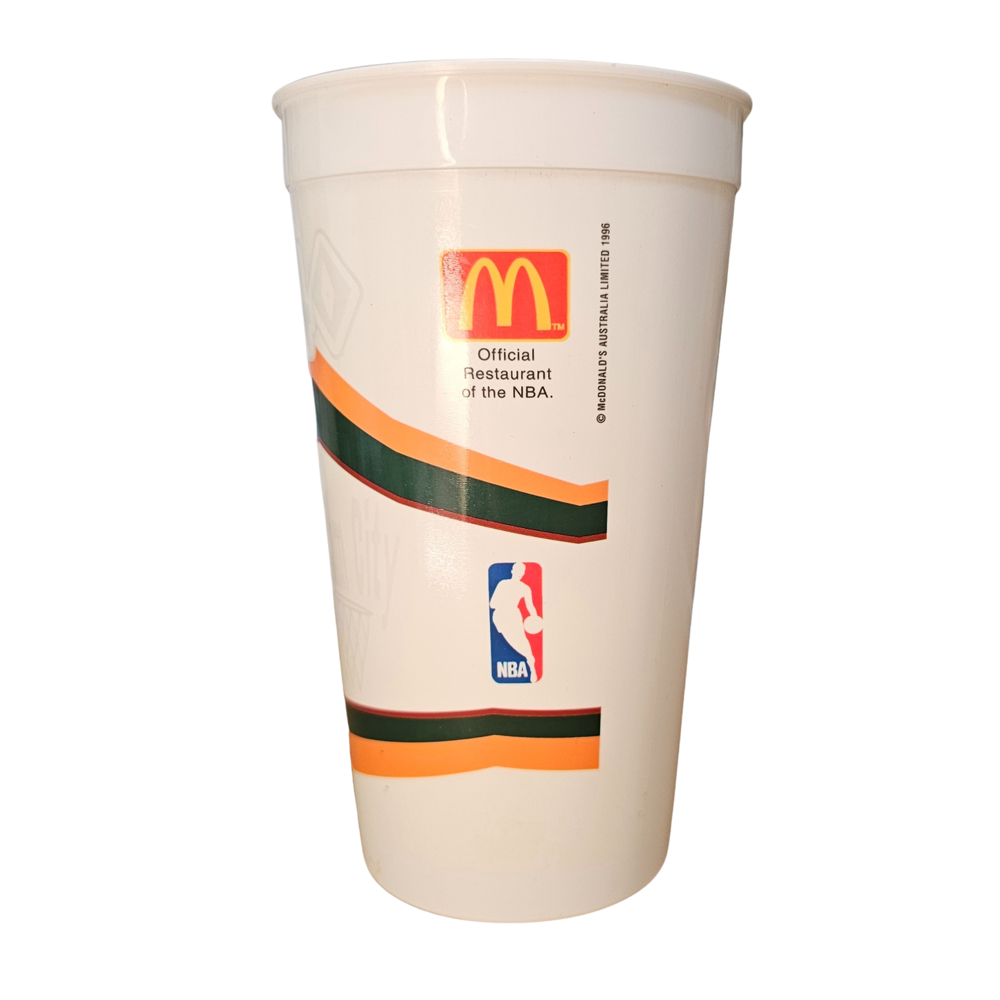 Vtg McDonalds x NBA Cup: Seattle Sonics Shawn Kemp (1996)