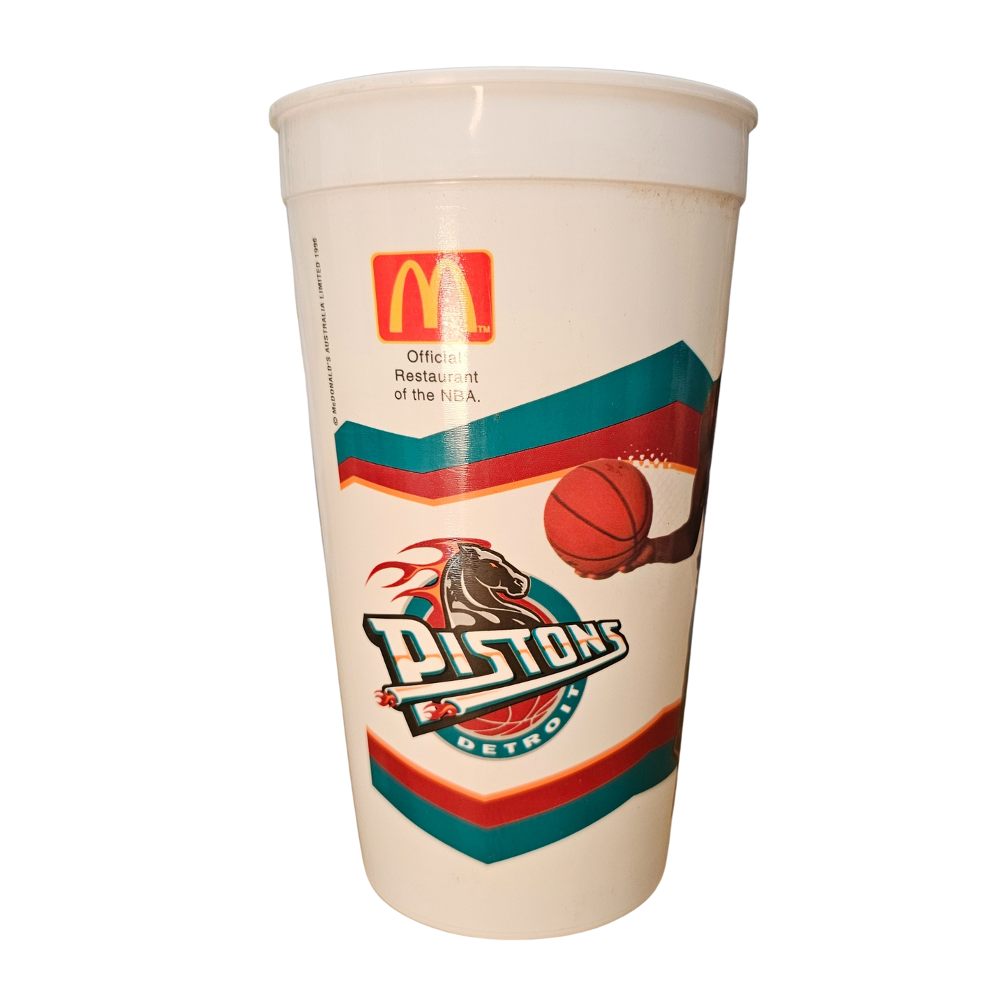 Vtg McDonalds x NBA Cup: Detroit Pistons Grant Hill (1996)
