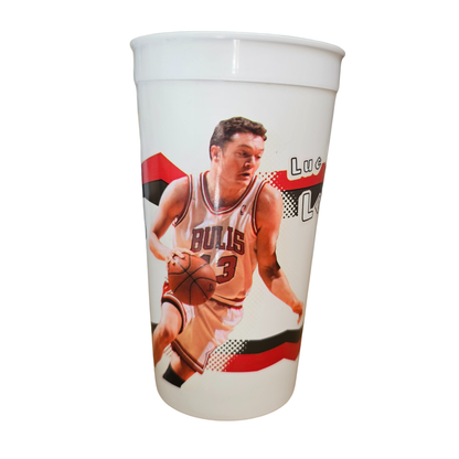 Vtg McDonalds x NBA Cup: Chicago Bulls Luc Longley (1996)