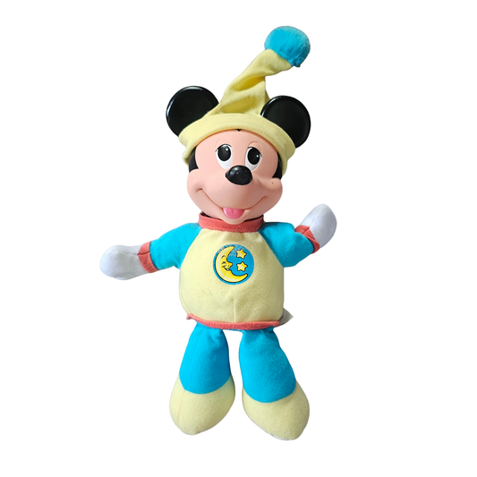 Vtg Mattel Disney Hug & Glo Mickey Mouse Plush (1990) *NON-WORKING*