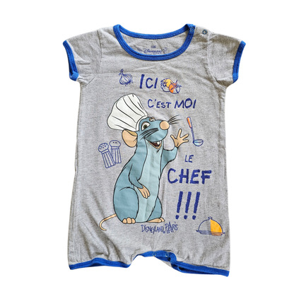 Disneyland Paris Ratatouille Romper (Sz0 / 6-12m)
