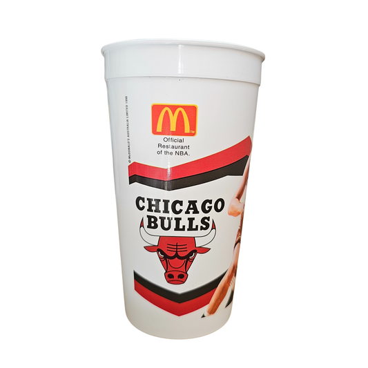 Vtg McDonalds x NBA Cup: Chicago Bulls Luc Longley (1996)