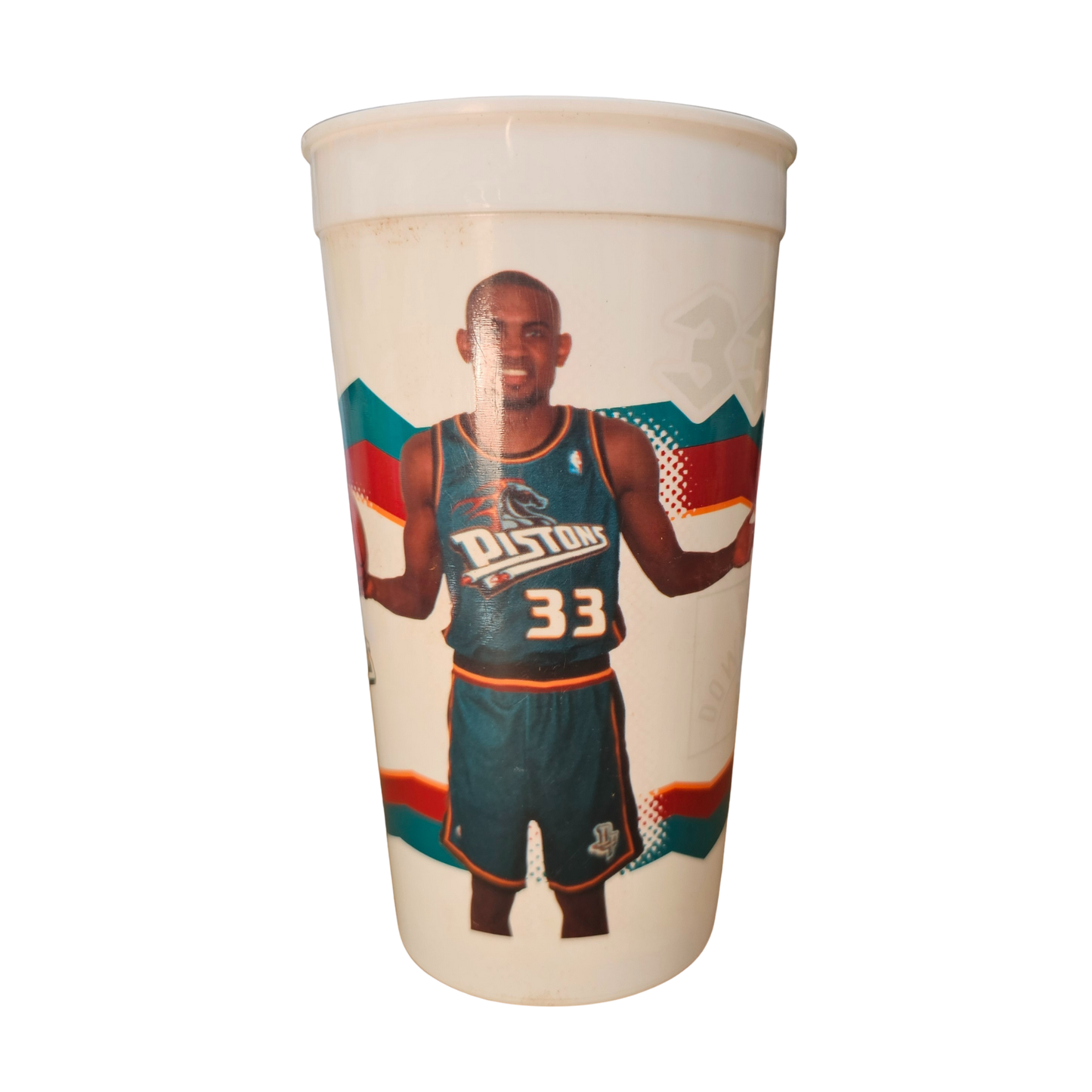 Vtg McDonalds x NBA Cup: Detroit Pistons Grant Hill (1996)