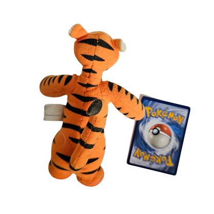 Vtg Winnie-the-Pooh Eeyore + Tigger Plush Bundle (90s/00s?)