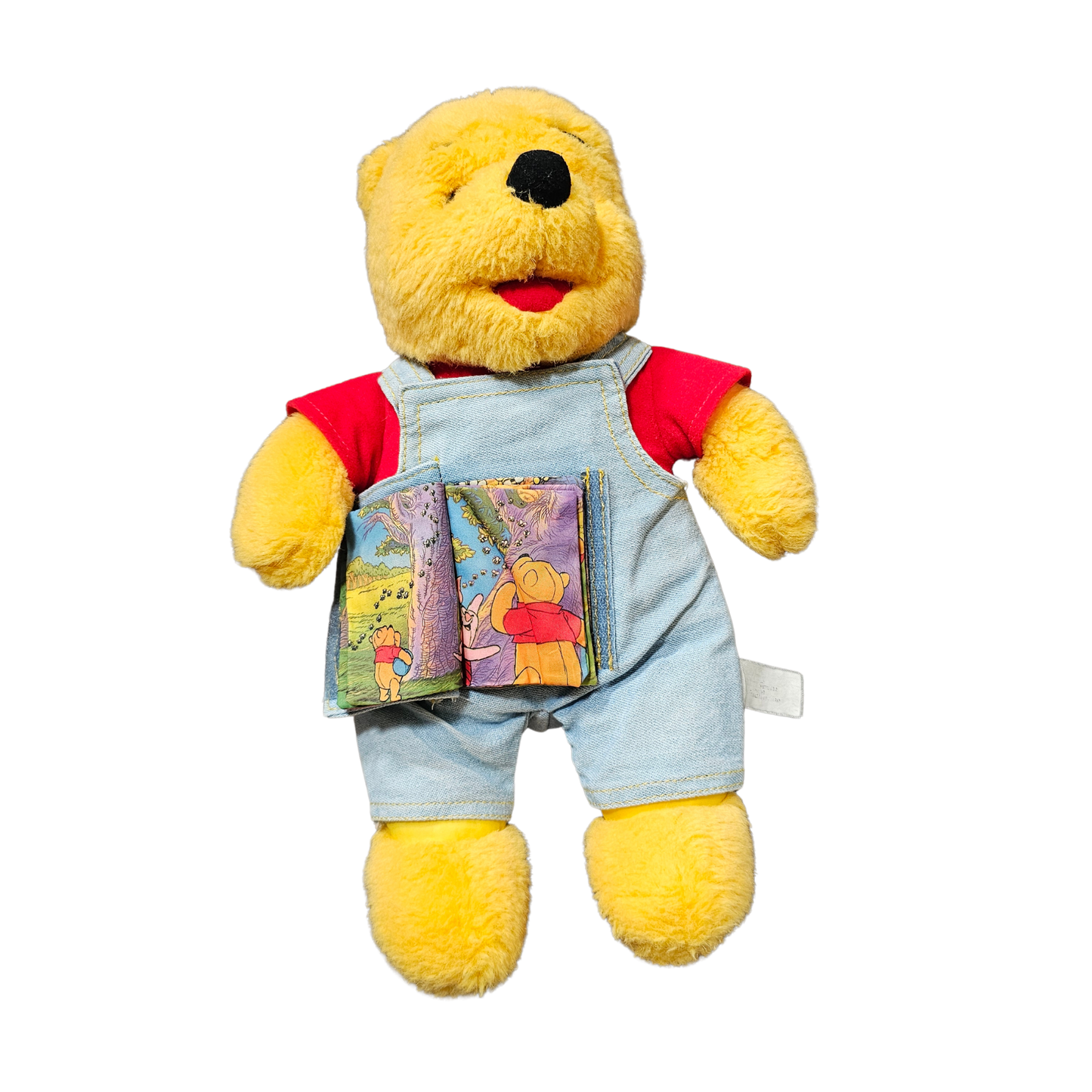 Vtg Disney Winnie-the-Pooh Book Plush (1995)