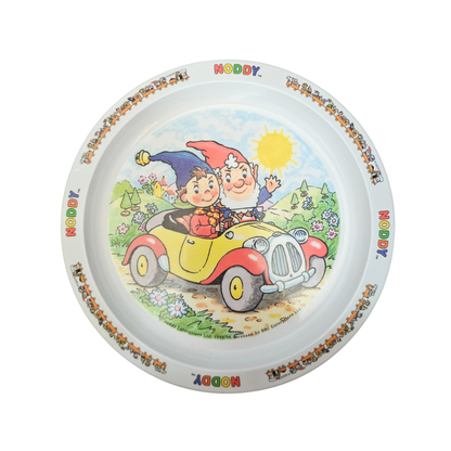 Vtg Noddy Melamine Plate + Bowl (1990)