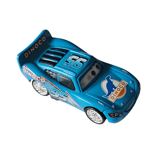Disney Pixar Cars Dinoco Lightning McQueen Lenticular Eyes 1:55 Diecast