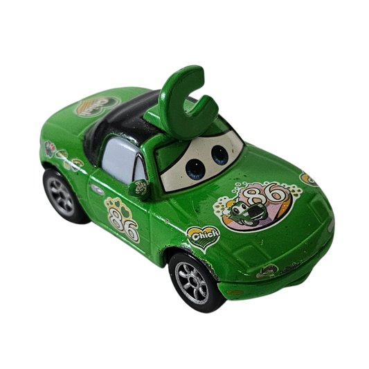Disney Pixar Cars Chick Hicks Fan Mia 1:55 Diecast (Damaged)