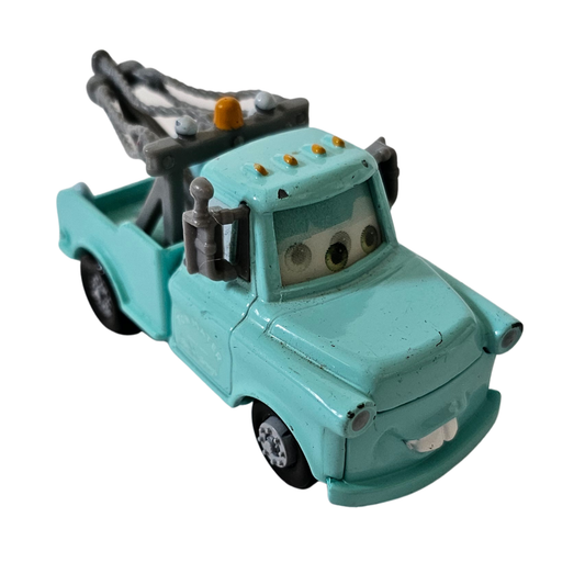 Disney Pixar Cars Tow Mater Aqua Lenticular Eyes 1:55 Diecast