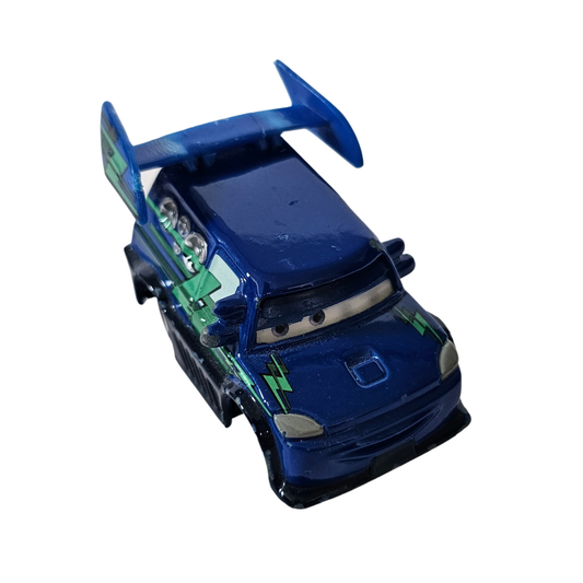 Disney Pixar Cars DJ Blue Tunerz Lenticular Eyes 1:55 Diecast
